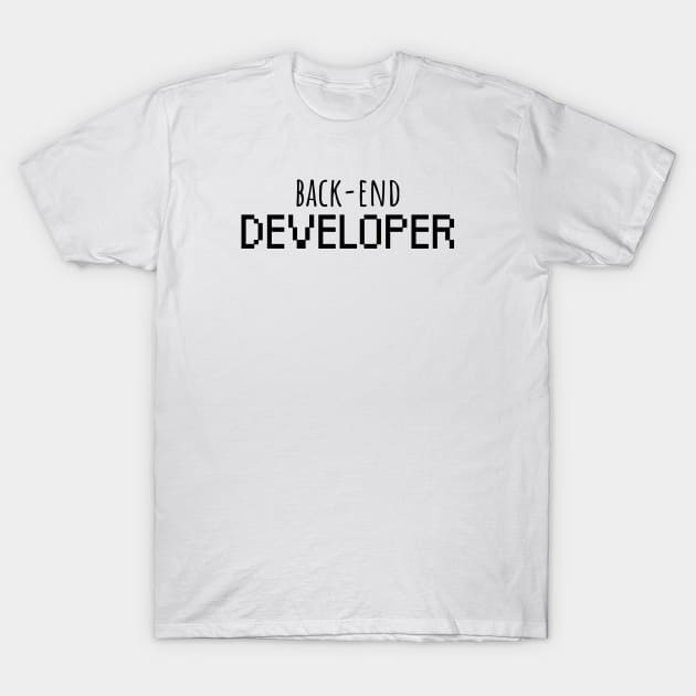 Backend developer T-Shirt by maxcode